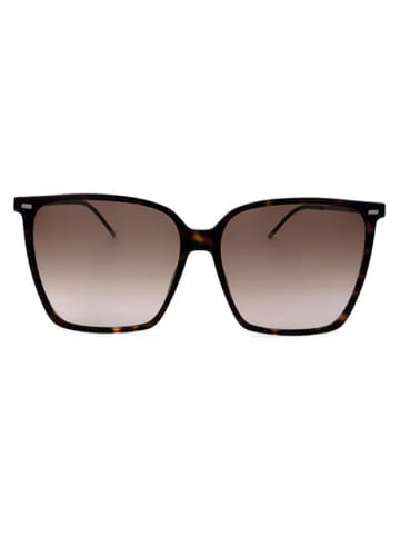 Hugo Boss Damskie okulary przeciwsłoneczne w kolorze brązowo-srebrno-jasnobrązowym