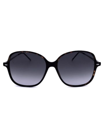 Hugo Boss Damskie okulary przeciwsłoneczne w kolorze granatowo-brązowym