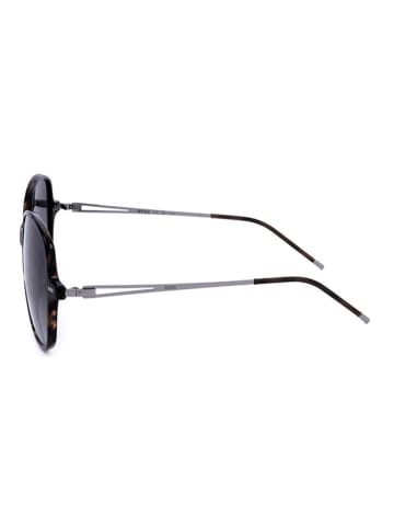 Hugo Boss Damskie okulary przeciwsłoneczne w kolorze granatowo-brązowym