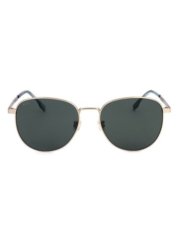 Hugo Boss Herren-Sonnenbrille in Gold-Hellblau/ Grau