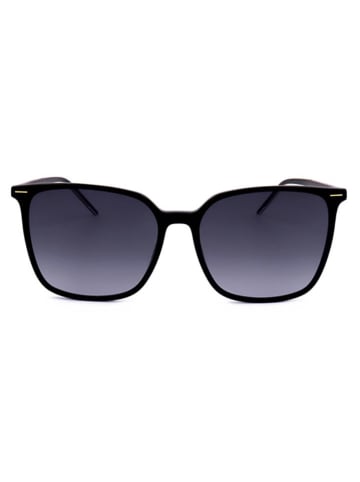 Hugo Boss Damen-Sonnenbrille in Schwarz-Gold/ Dunkelblau