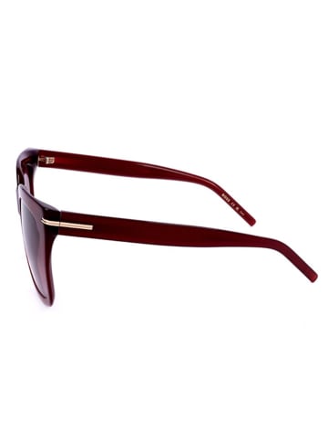 Hugo Boss Damskie okulary przeciwsłoneczne w kolorze bordowo-różowym
