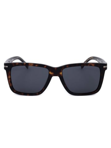 Hugo Boss Herren-Sonnenbrille in Braun/ Dunkelblau
