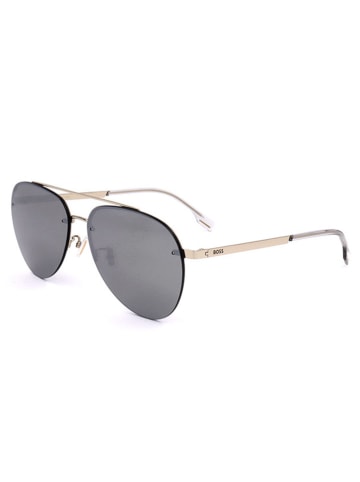 Hugo Boss Herren-Sonnenbrille in Gold/ Silber