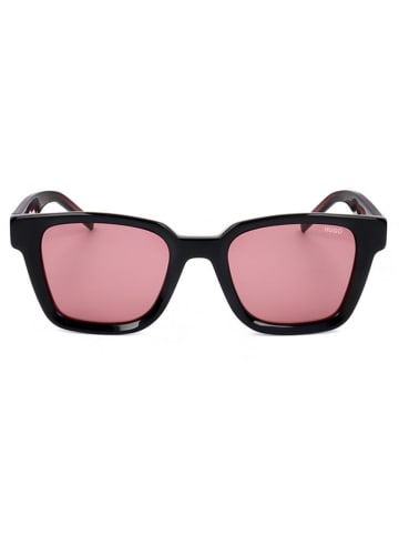 HUGO Herren-Sonnenbrille in Schwarz/ Rot