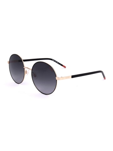 HUGO Damen-Sonnenbrille in Schwarz-Gold/ Dunkelblau