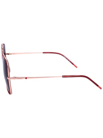HUGO Damen-Sonnenbrille in Orange-Gold/ Schwarz