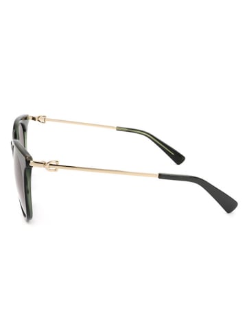 Longchamp Damskie okulary przeciwsłoneczne w kolorze zielono-brązowo-złotym