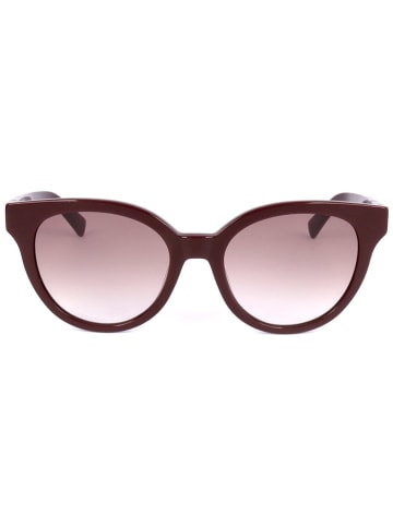 Longchamp Damskie okulary przeciwsłoneczne w kolorze bordowo-jasnoróżowym