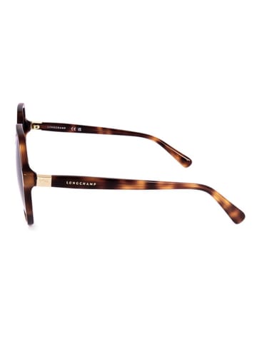 Longchamp Dameszonnebril bruin/grijs