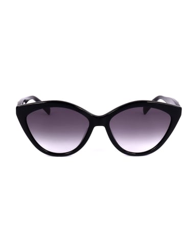 Longchamp Damskie okulary przeciwsłoneczne w kolorze czarno-fioletowym