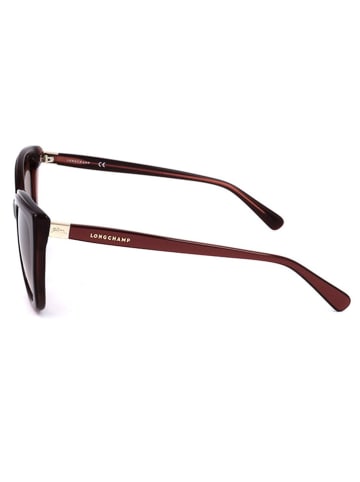 Longchamp Damen-Sonnenbrille in Rot/ Hellbraun