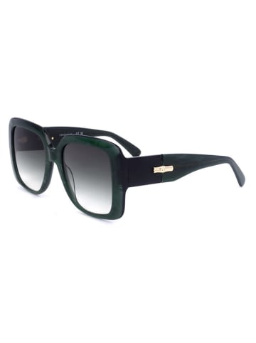 Longchamp Damen-Sonnenbrille in Dunkelgrün/ Grau