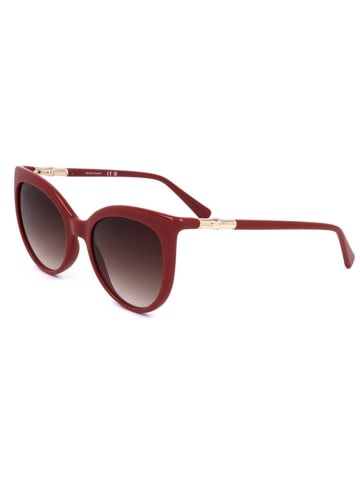 Longchamp Damskie okulary przeciwsłoneczne w kolorze brązowo-czerwonym
