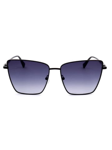 Longchamp Damen-Sonnenbrille in Schwarz/ Blau