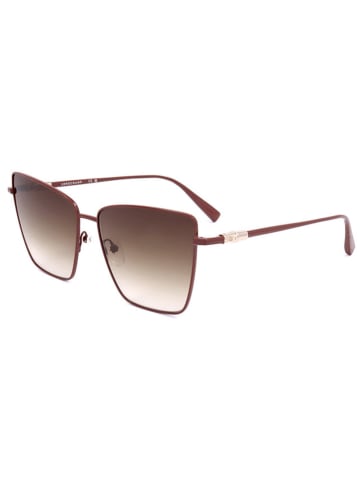 Longchamp Damen-Sonnenbrille in Bordeaux/ Hellbraun