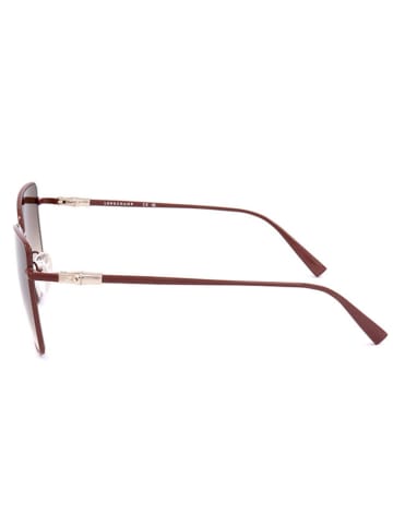 Longchamp Damen-Sonnenbrille in Bordeaux/ Hellbraun