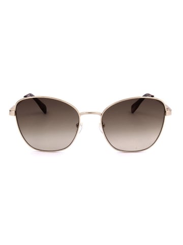 Longchamp Damen-Sonnenbrille in Gold/ Hellbraun