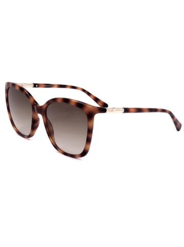 Longchamp Damen-Sonnenbrille in Hellbraun/ Braun