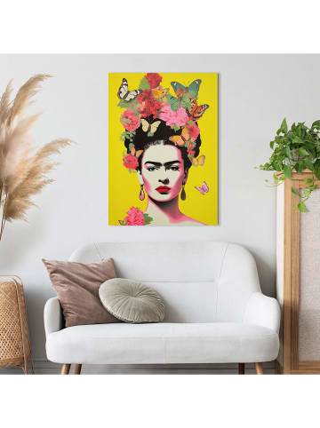 Orangewallz Kunstdruk op canvas "Frida Pop Art"