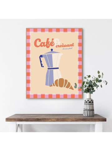 Orangewallz Gerahmter Kunstdruck "Cafe S'il Vous Plait"