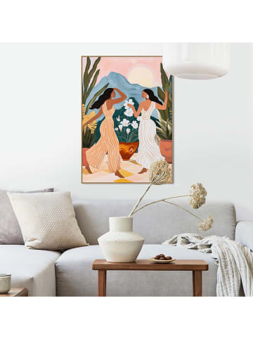 Orangewallz Gerahmter Kunstdruck "Fauve Dancing"