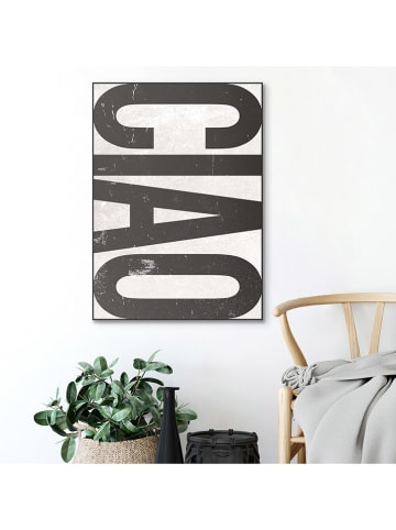Orangewallz Gerahmter Kunstdruck "Black Ciao"