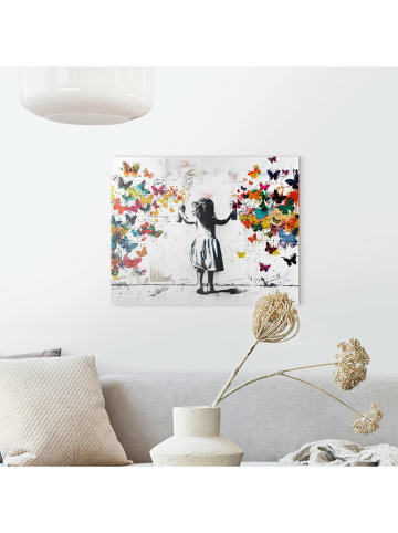 Orangewallz Kunstdruck "Spray of Butterflies"
