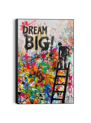 Orangewallz Druk artystyczny "Party Ladder" w ramce