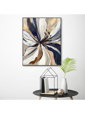 Orangewallz Gerahmter Kunstdruck "Flower Stylish"