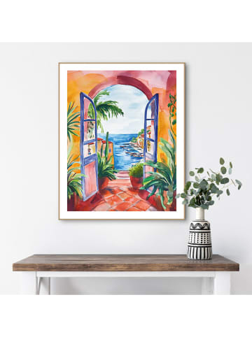 Orangewallz Gerahmter Kunstdruck "Vacation View"