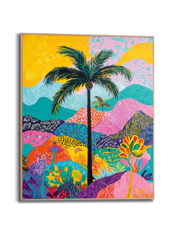 Orangewallz Druk artystyczny "Palm Layers" w ramce