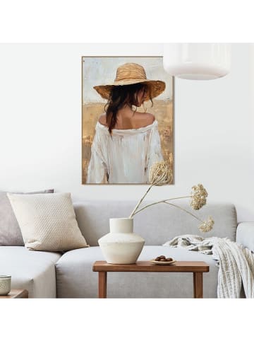Orangewallz Ingelijste kunstdruk "Summer Contour"