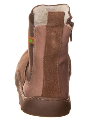 El Naturalista Leder-Chelsea-Boots in Hellbraun