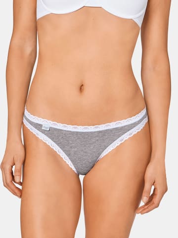 Sloggi 3er-Set: Slips in Weiß/ Grau/ Beige