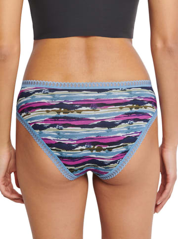 Sloggi 3-delige set: slips lichtblauw/groen/meerkleurig