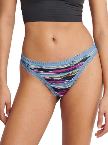 Sloggi 3-delige set: slips lichtblauw/groen/meerkleurig