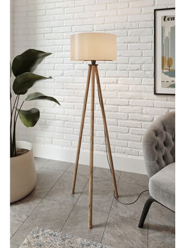 Opviq Lampa stojąca w kolorze szaro-jasnobrązowym - wys. 138 cm