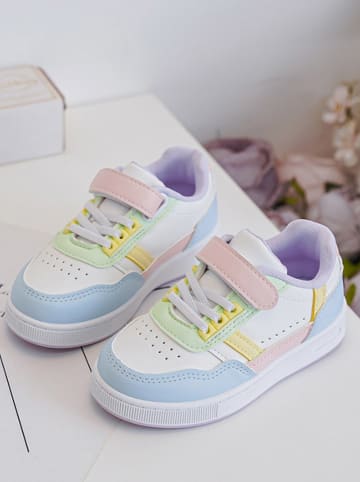 Rock & Joy Sneakers wit/meerkleurig