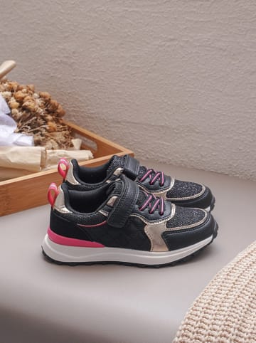 Rock & Joy Sneakers zwart/fuchsia