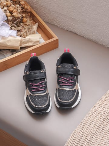 Rock & Joy Sneakers zwart/fuchsia