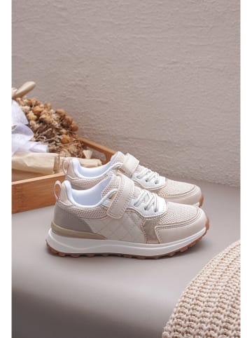 Rock & Joy Sneakers beige/goudkleurig