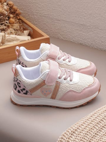 Rock & Joy Sneakers in Weiß/ Rosa