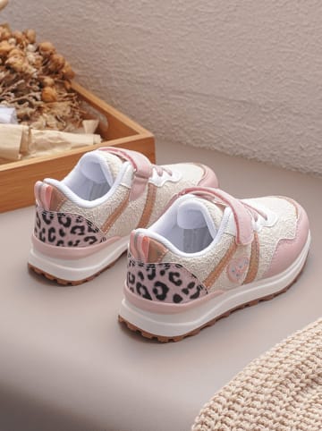 Rock & Joy Sneakers in Weiß/ Rosa