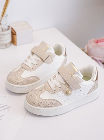 Rock & Joy Sneakers in Beige/ Weiß