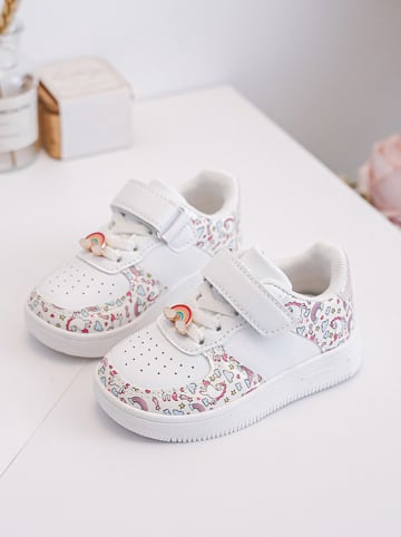 Rock & Joy Sneakers wit/meerkleurig
