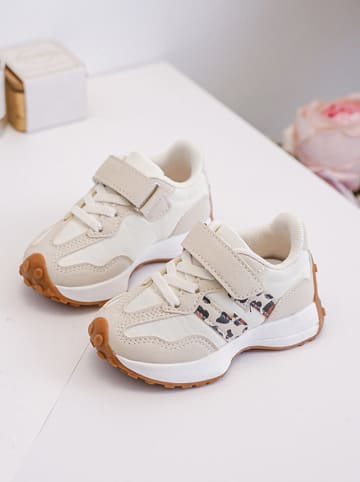 Rock & Joy Sneakers in Weiß/ Beige/ Braun