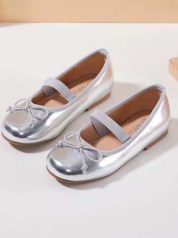 Rock & Joy Ballerina's zilverkleurig
