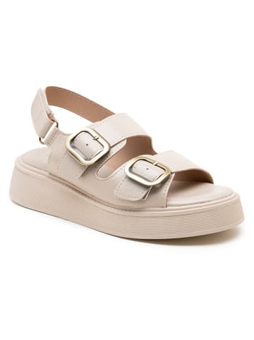 Foreverfolie Sandalen in Creme