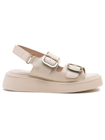 Foreverfolie Sandalen in Creme